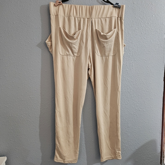 Free People Women's Drapey Pocket Pull On Pants, Size Large - Picture 2 of 7